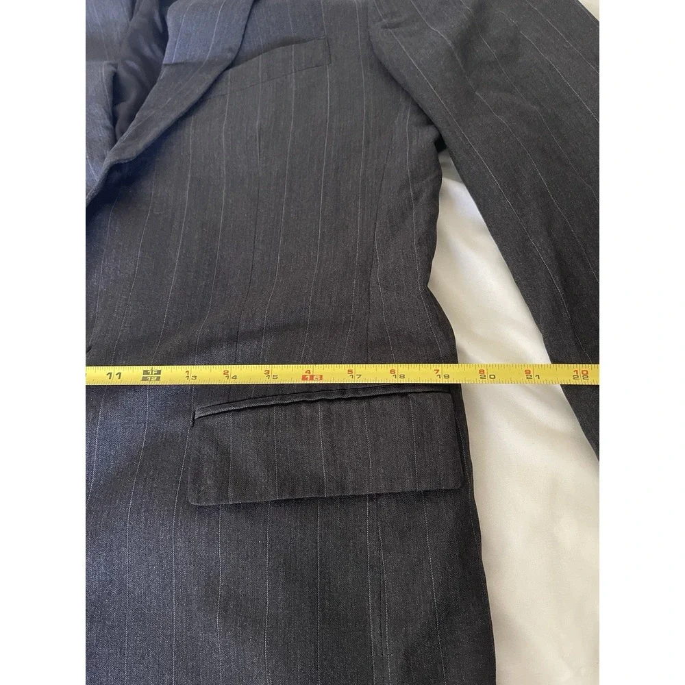 Vintage Ralph Lauren Polo University‎ Club Gray Wool 2 Button Blazer Men's 42R